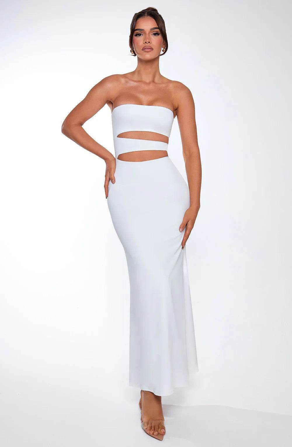 Buycenter Sexy Fashion Party Dress - High Waist Tube Top Skirt - Buy Center