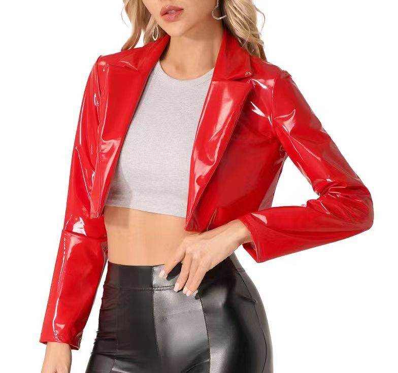 European American Short Motorcycle Jacket - Unisex Spandex Coat 2025 - Buy Center