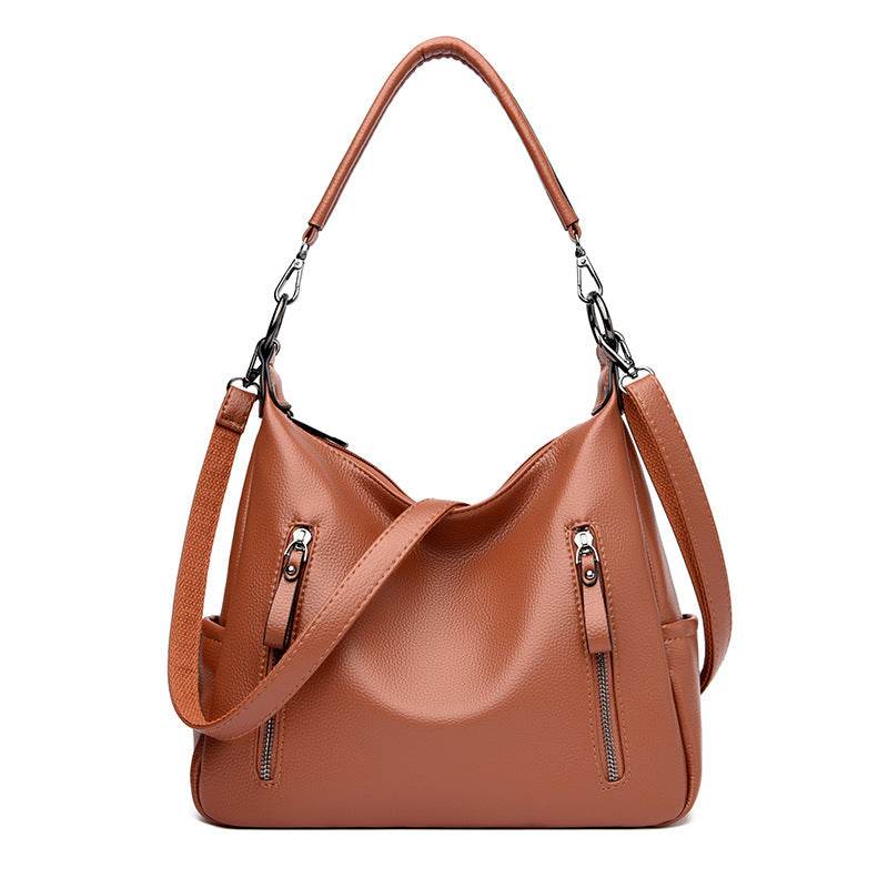 Fashion All-Match Messenger Bag - Trendy Dumpling Shape & Soft PU - Buy Center