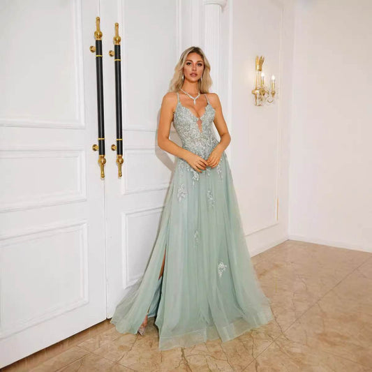 Elegant Women's Evening Dresses - Trendy Long Suspender Styles 2025 - Buy Center