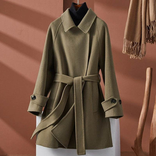 Buycenter Reversible Cashmere Coat for Women - Chic Loose Fit & Stylish - Buy Center