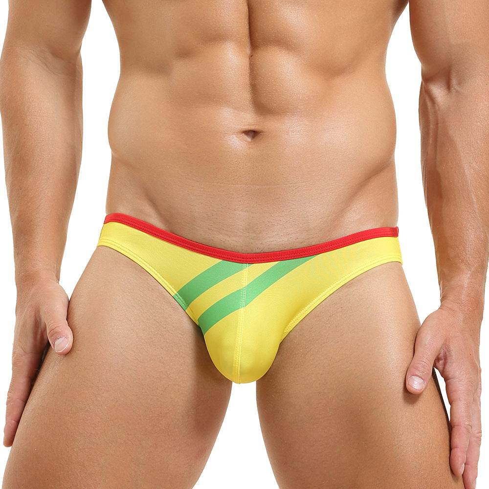 Men's Printed Briefs - Breathable Low Waist Comfort in M-XXL Sizes - Buy Center