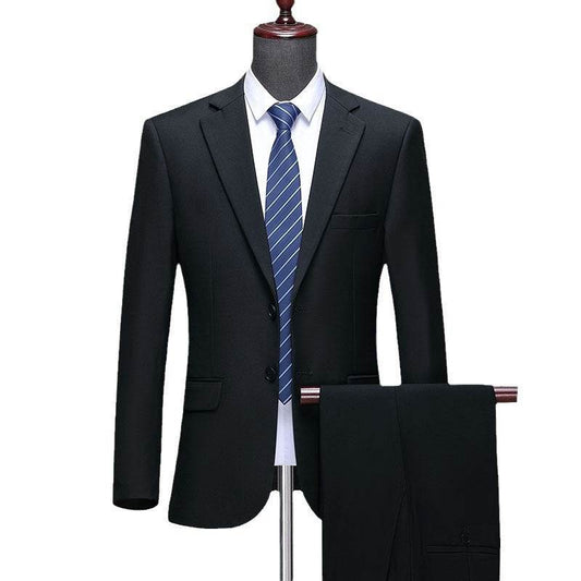 Buycenter Men's Business Suit - Stylish Woolen Blazer & Pants Set 2025 - Buy Center
