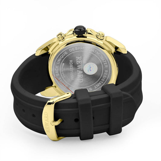 Buy Center Men's Quartz Chronograph Watch - Multifunction Three Eyes Design - Buy Center