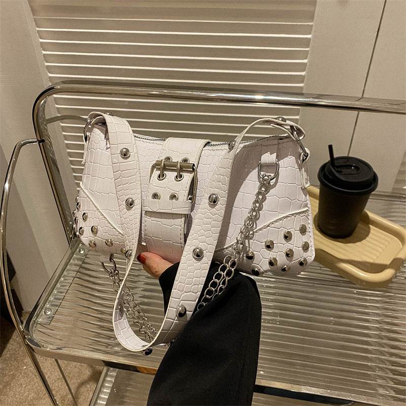 Fashionable Texture Shoulder Handbag - Stylish Urban Design for Commuters - Buy Center