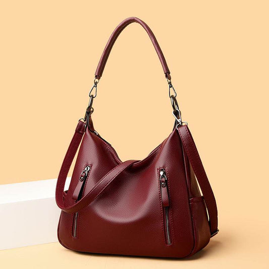 Fashion All-Match Messenger Bag - Trendy Dumpling Shape & Soft PU - Buy Center
