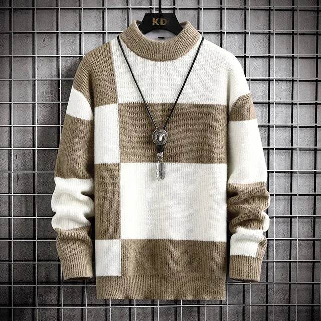 2024-2025 Men's Casual Knitted Pullover - Warm Autumn Winter Sweater - Buy Center