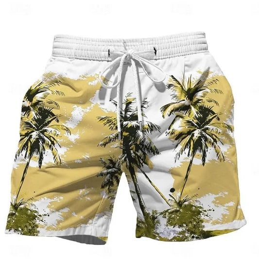 Men's 2024 Summer Casual Drawstring Shorts - Quick Dry & Stylish Prints - Buy Center