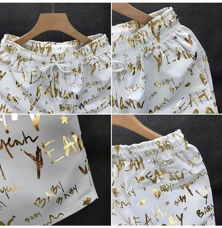 Men's Korean Casual Shorts - High-Quality Sports Pants with Drawstring - Buy Center