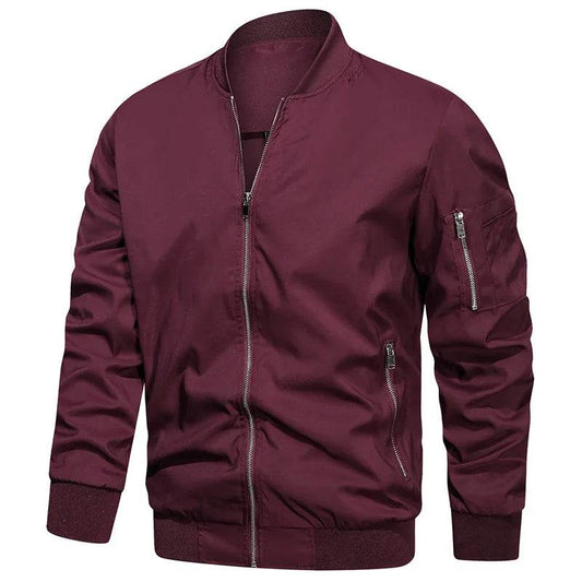 ReFire Gear Men's Lightweight Bomber Jacket - Casual Spring & Autumn Style - Buy Center