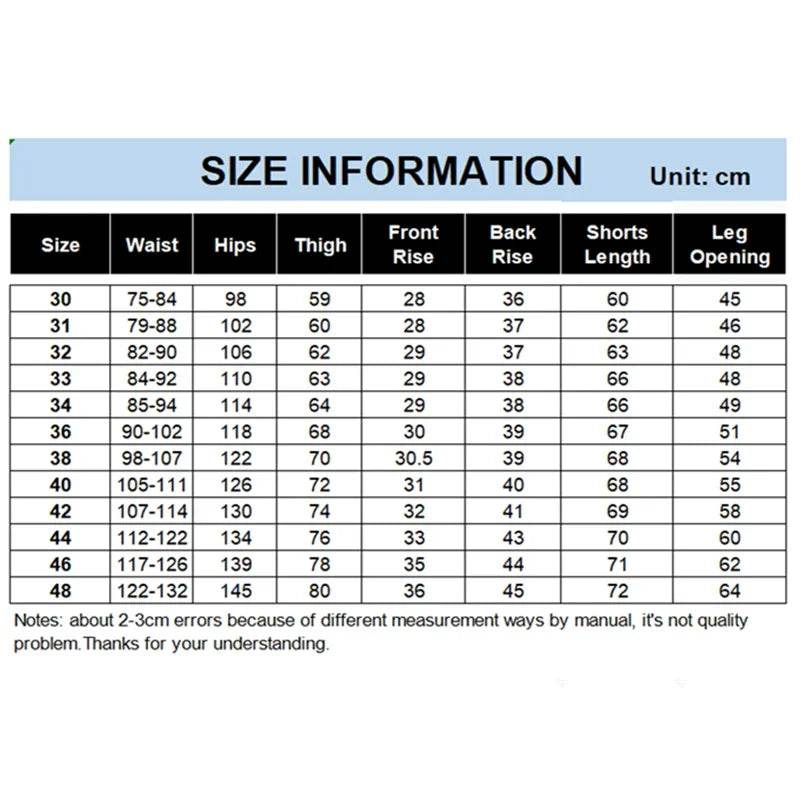 Plus Size Calf Length Denim Shorts for Men - Classic Straight Fit - Buy Center