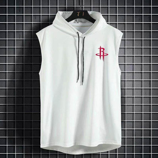 Summer Breathable Hooded Basketball Vest - Quick-Drying Sleeveless Top - Buy Center
