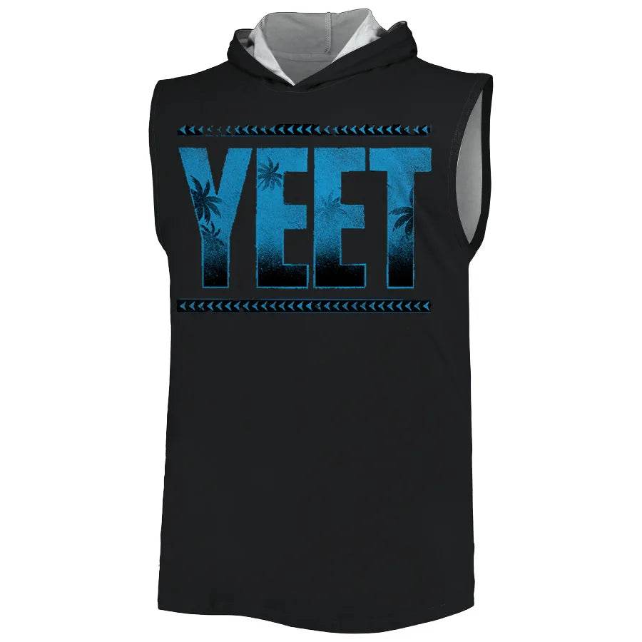 2025 Summer 3D Print Jey Uso Yeet Hooded Vest - Men's Fitness Top - Buy Center