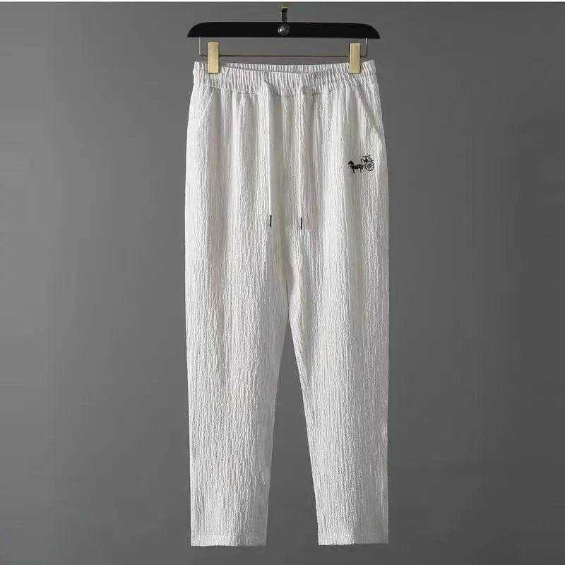 Summer Chinese Style Men’s Casual Set - T-Shirt & Pants Suit - Buy Center