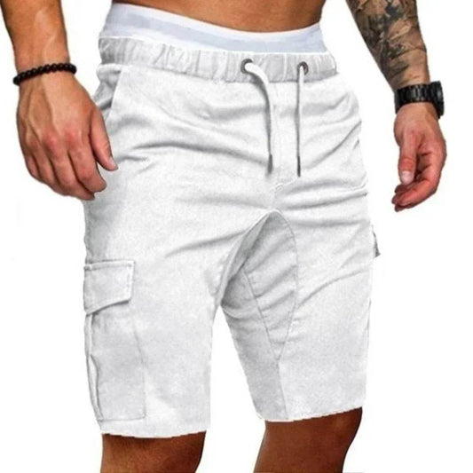 Men's Summer Sports Shorts - Casual Solid Color Active Wear for Running - Buy Center