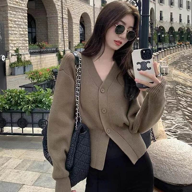 2024 Autumn Women’s Cardigan Coat - Elegant Knitted Knitwear - Buy Center