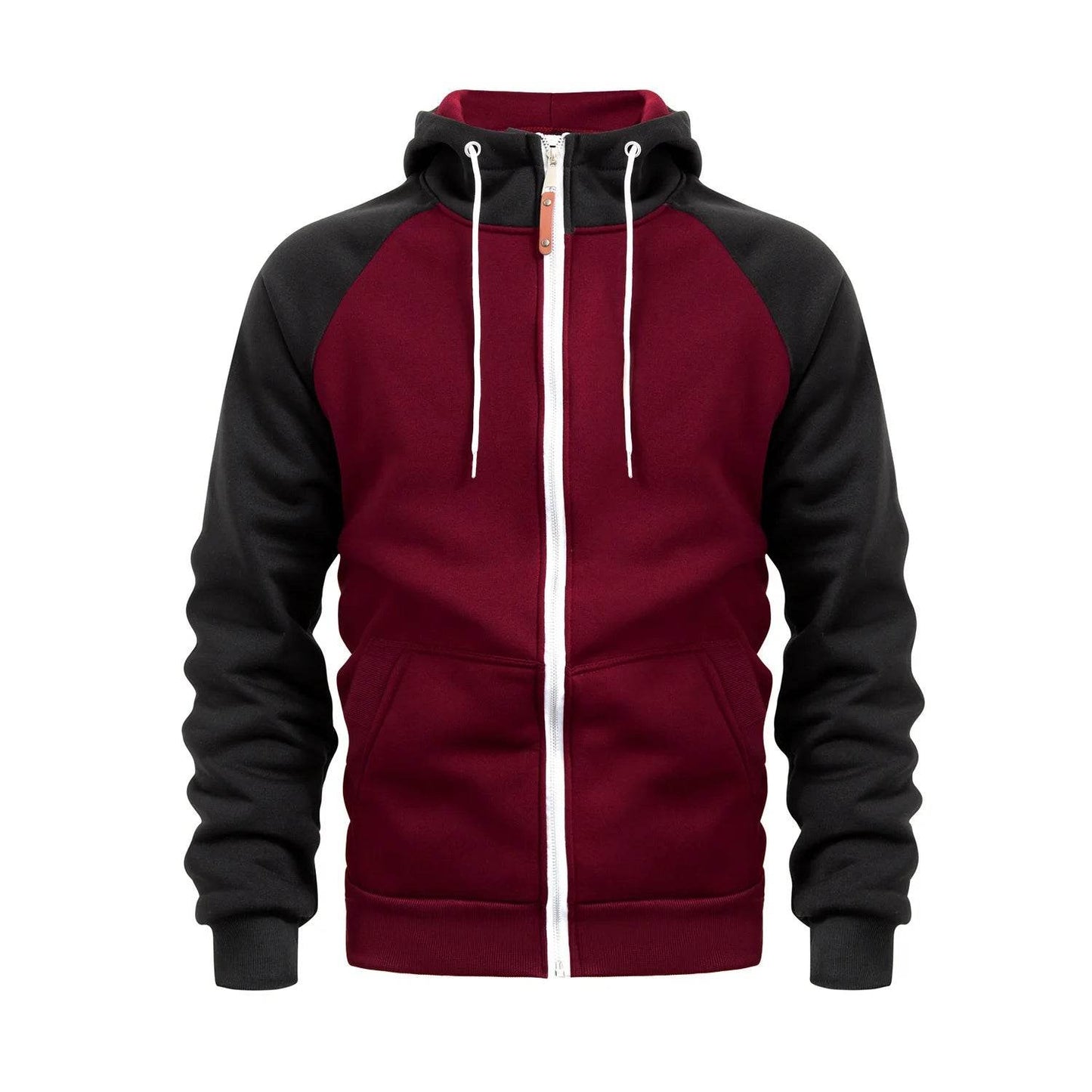 2024 Men's Hooded Cardigan - Zippered Casual Hoodie with Raglan Sleeves - Buy Center