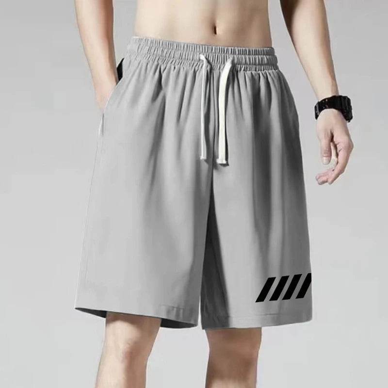 2024 Men's Summer Ice Silk Shorts - Quick Dry Casual Sportswear - Buy Center