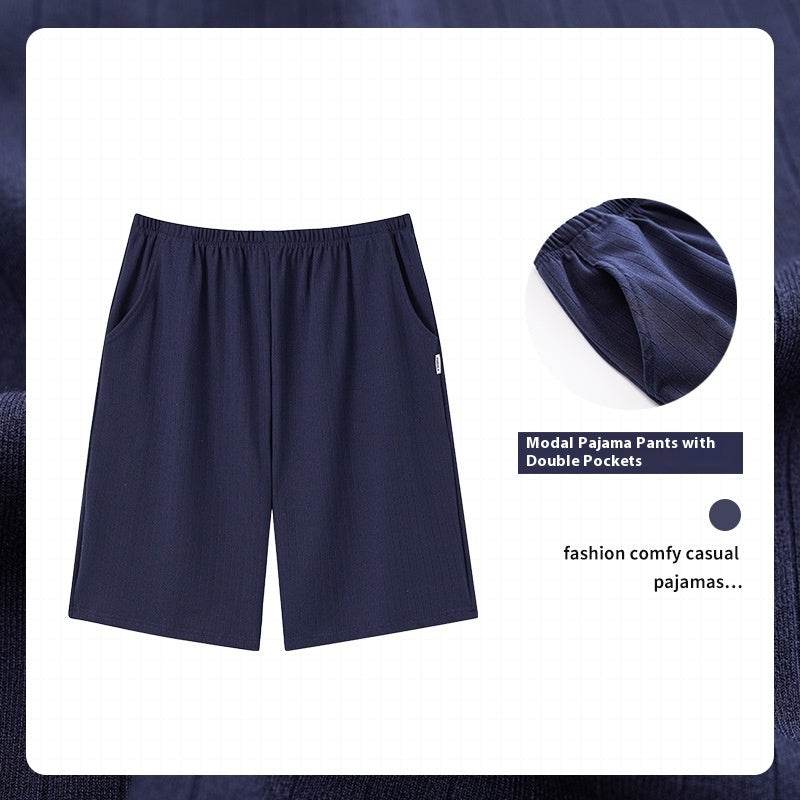 Men's Summer Modal Shorts - Stylish & Comfortable for Home & Outdoors - Buy Center