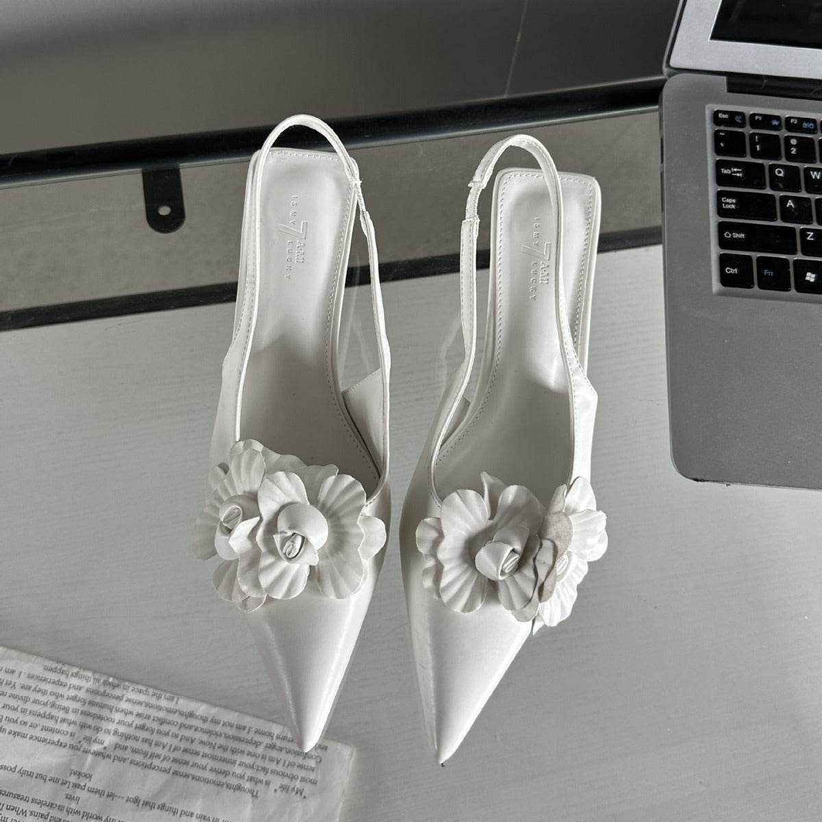 Buycenter Women's Pointed Toe Sandals - Stylish Closed Toe Pumps - Buy Center