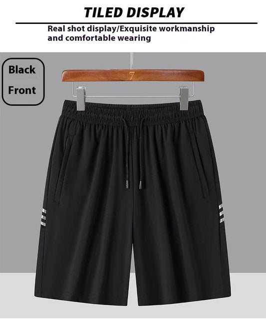 Buycenter Cotton Quick-Drying Straight Shorts - Casual & Comfortable Fit - Buy Center