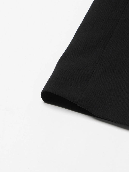 Buycenter Elegant Black Trench Coat - Women's Fashionable Outerwear - Buy Center