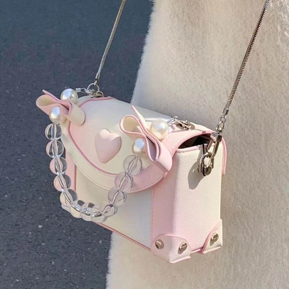 Buycenter Fashion Pearl Crossbody Handbag - Stylish Evening Bag - Buy Center