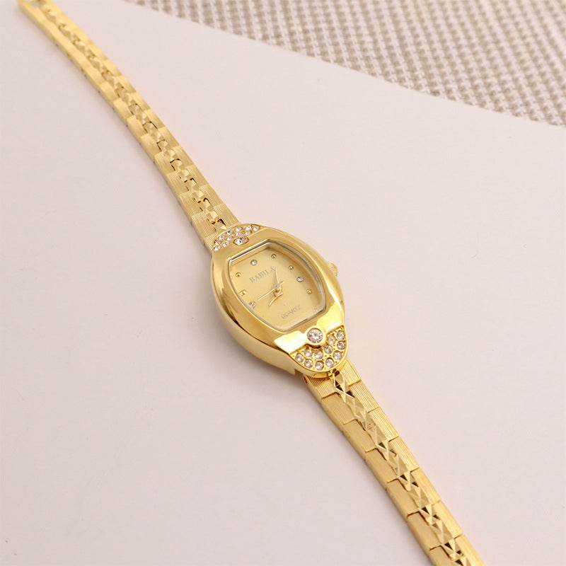 Buycenter Women's Vintage Pineapple Pattern Dress Watch - Alluvial Gold Style - Buy Center