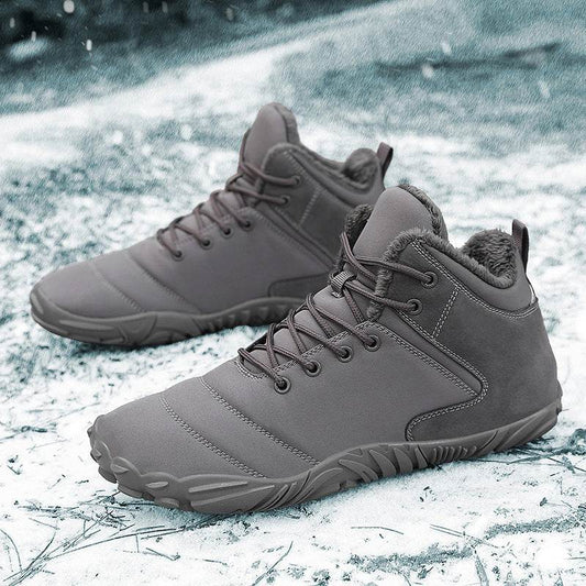 Men's Plush Casual Warm Boots - Non-Slip Rubber Sole & Cozy Comfort - Buy Center