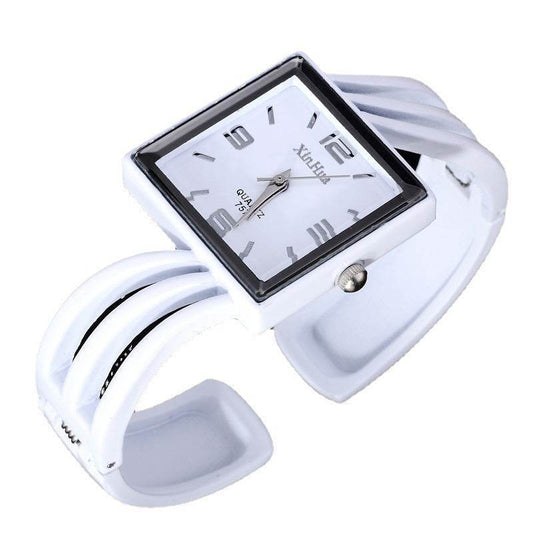 Buy Center Ladies Quartz Bracelet Watch - Stylish Square Dial & Alloy Strap - Buy Center