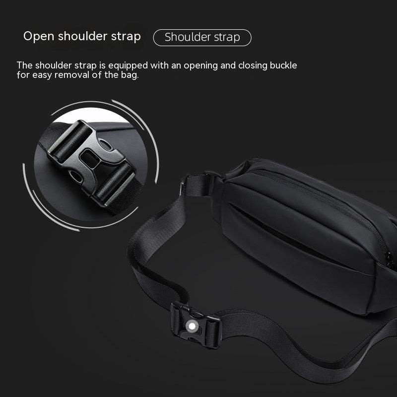 Men's Functional Messenger Bag - Trendy One-Shoulder Style for Urban Adventures - Buy Center