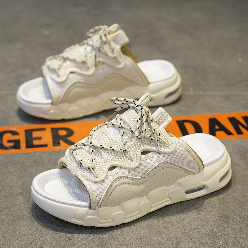 Men's Summer Non-Slip Platform Sandals - Trendy Outdoor Comfort & Style - Buy Center