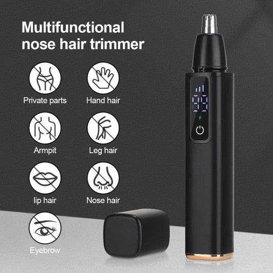 Men's Electric Nose Hair Trimmer - Rechargeable with Digital Display - Buy Center