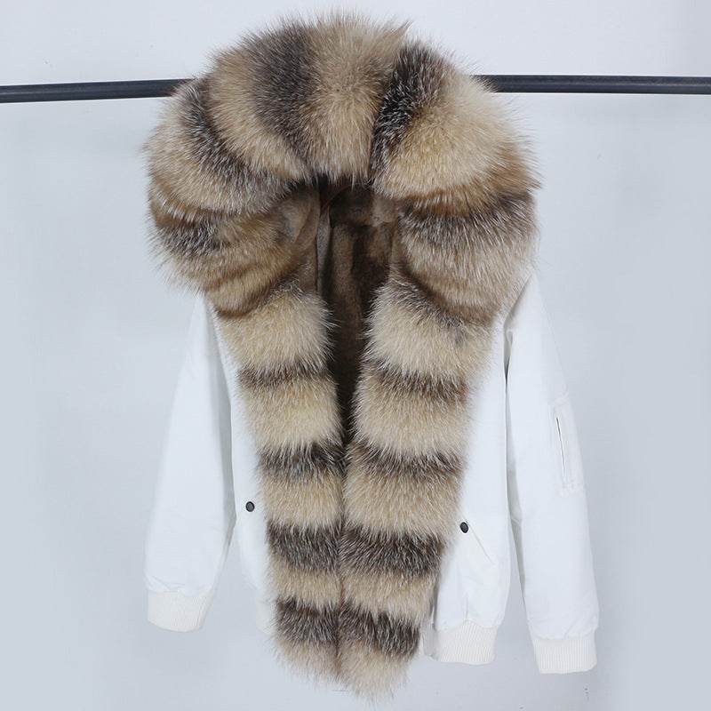 Buycenter Women's Detachable Fur Collar Coat - Stylish and Casual Design - Buy Center