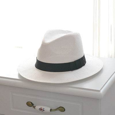 Buycenter Men's Straw Hat - Breathable Sun Shade for Casual Outdoor Wear - Buy Center