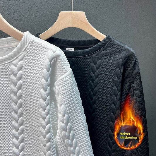 High Sense Men's Slim Fit Brushed Hoody - Trendy Casual Style 2025 - Buy Center