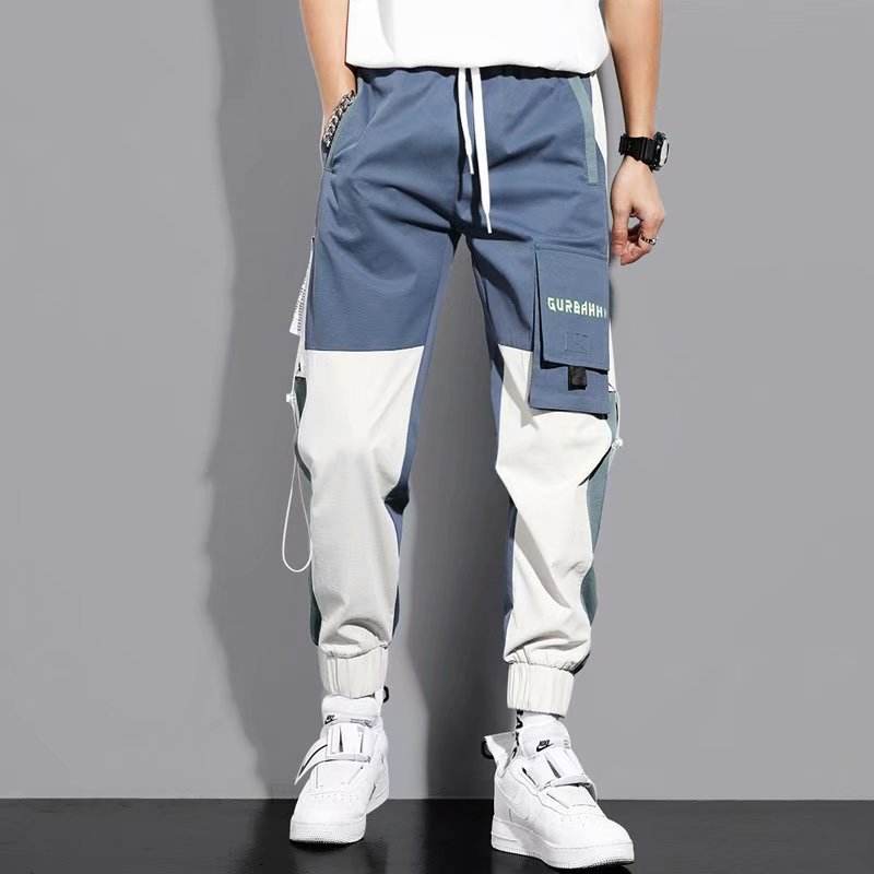 Men's Ankle-Tied Drawstring Cargo Pants - Stylish & Comfortable Design - Buy Center