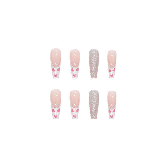 Wearable Finished Nail Love Fake Nails - Trendy Salon-Style Manicure - Buy Center