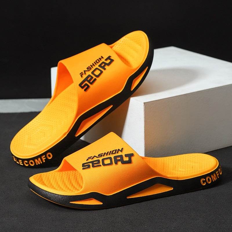 Men's Summer Basketball Slippers - Thick-Soled & Wear-Resistant Comfort - Buy Center
