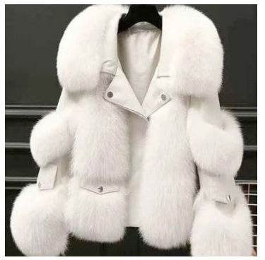 Haining Women's Fur Coat - Stylish Artificial Fur with Pockets 2025 - Buy Center