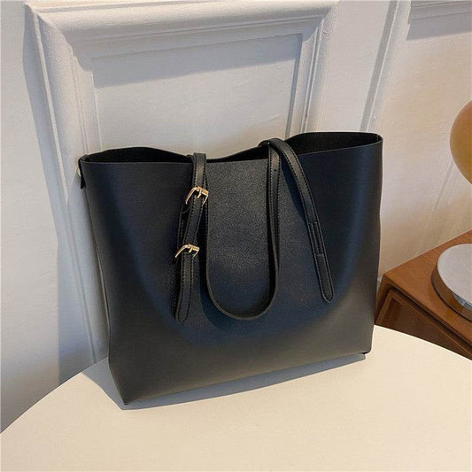 Vintage One-Shoulder Commuter Bag - Trendy Tote for Autumn & Winter - Buy Center