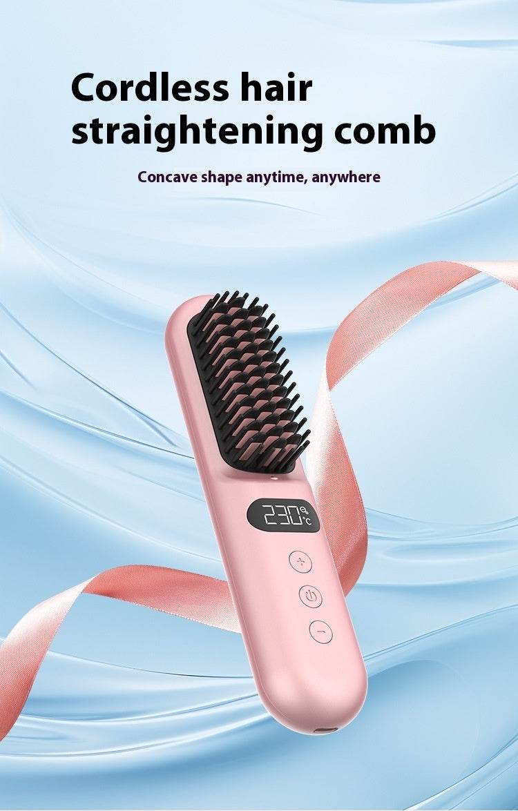 Portable Anion Straightening Comb - Wireless, Compact, Perfect for Style - Buy Center