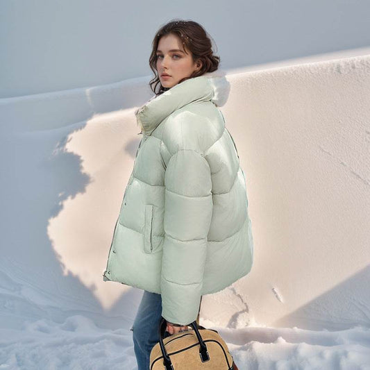 Women's Short Loose Cotton-Padded Jacket - Warm Stylish Outerwear 2025 - Buy Center