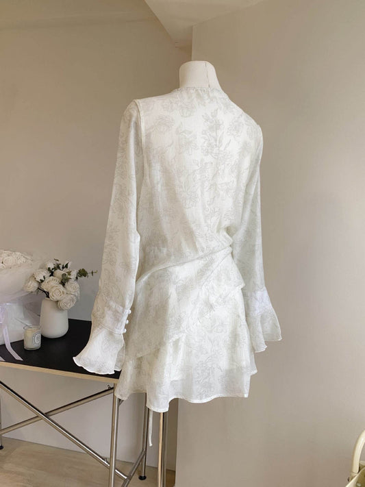 Buycenter Women's Tencel Shirt Suit - Long Sleeve Chinese Style Jumpsuit - Buy Center