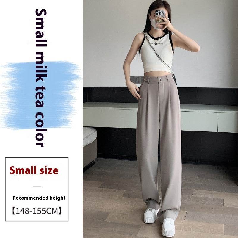 Buycenter Women's Wide-Leg Pants - High Waist Casual Drooping Style - Buy Center