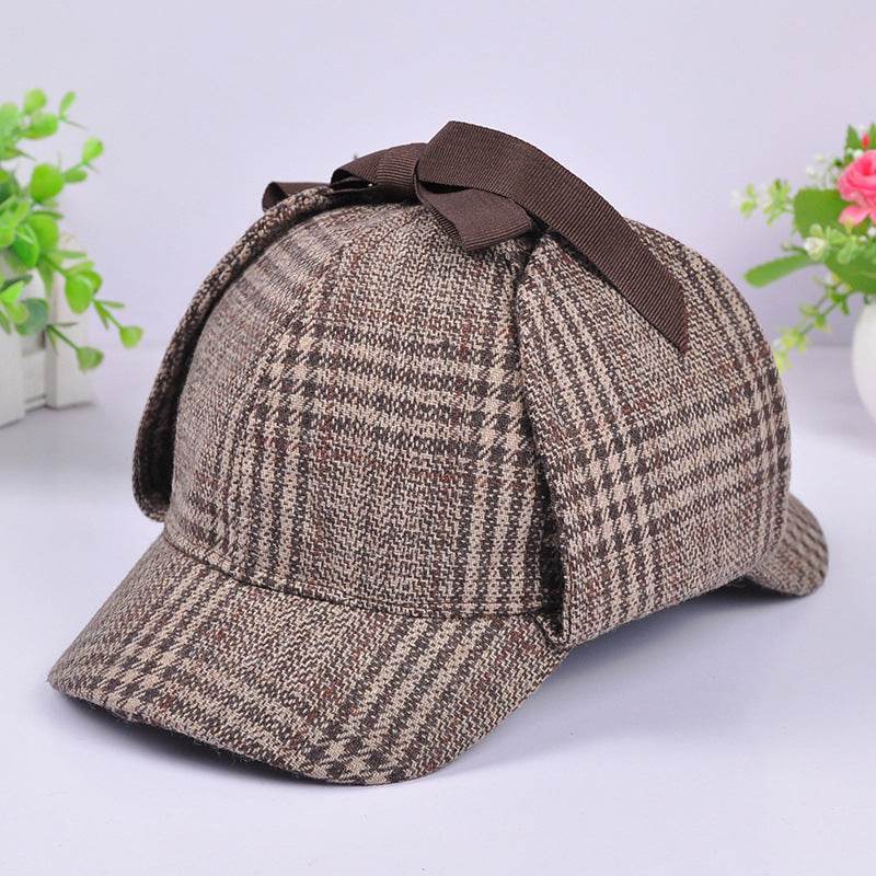 Buycenter Vintage Plaid Baseball Caps - Double Brim for Men & Women - Buy Center