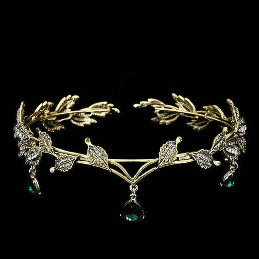 Elegant Rhinestone Hair Accessories - Forehead Crown for Weddings & Events - Buy Center