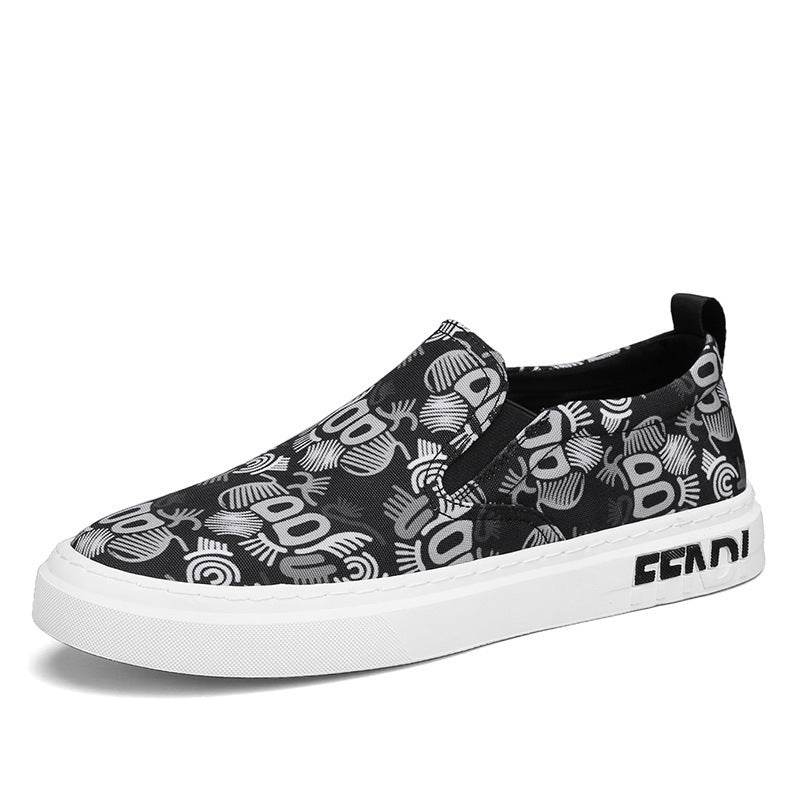 Stylish Canvas Lace-Up Round Toe Shoes - Trendy Spring & Autumn Footwear - Buy Center