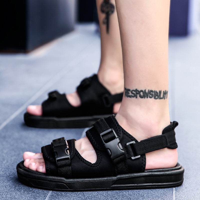 Stylish Two-Wear Men's Casual Slippers - Soft Bottom & Breathable Design - Buy Center