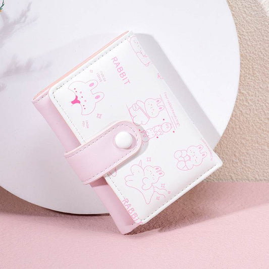 Cute Cartoon Girl's Wallet - Fresh Animal Design, Stylish & Compact - Buy Center
